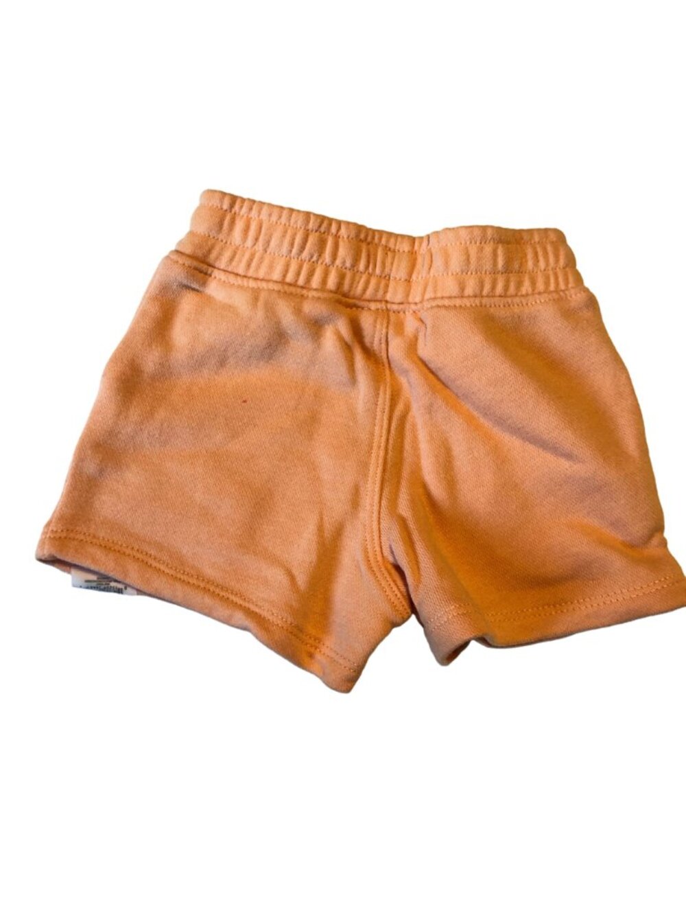 Baby Shorts 3-6 Months Garanimals Orange French Terry Cotton/Polyester Blend Wit - Picture 2 of 6